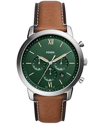 FOSSIL  orologio Neutra Chrono 44mm verde quarzo acciaio FS5943