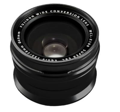 FUJIFILM  WCL-X100&nbsp;II Lentille de Conversion Grand Angle Noir/Gris