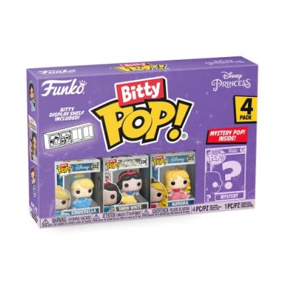 FUNKO  Disney Princesses pack 4 figurines Bitty POP! Vinyl Cinderella