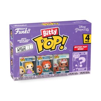 FUNKO  Disney Princesses pack 4 figurines Bitty POP! Vinyl Rapunzel 2,