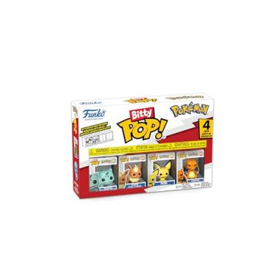 FUNKO Pack 4 Figurines  Bitty Pop Pok&eacute;mon Bulbasaur 