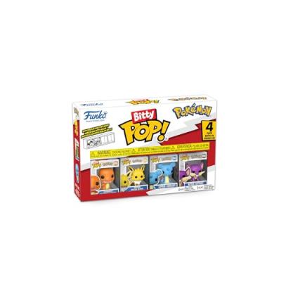 FUNKO Pack de 4 figurines  Bitty Pop Pok&eacute;mon Charmander 