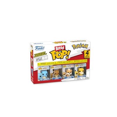 FUNKO Pack 4 Figurines  Bitty Pop Pok&eacute;mon Squirtle 