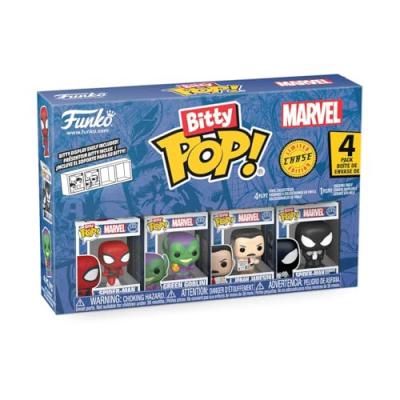 FUNKO Pack de 4 figurines  Bitty Pop Spider-Man 