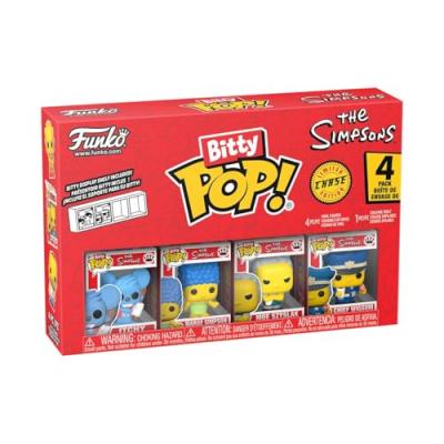 FUNKO Pack 4 Figurines Bitty Pop Simpsons Itchy 