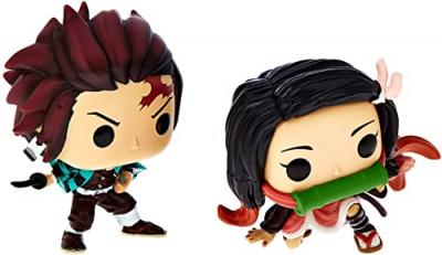 FUNKO Figurines  Pop Animation Demon Slayer 2 Pack Tanjiro and Nezuko