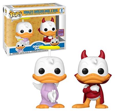 FUNKO  Pop Disney Donald Duck Donald Angel And Devil Exclusive Orange