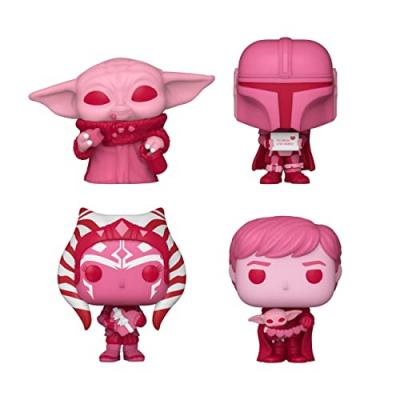 FUNKO Figurine  Star Wars Valentines pack 4s Pocket POP! Vinyl 4 cm- -