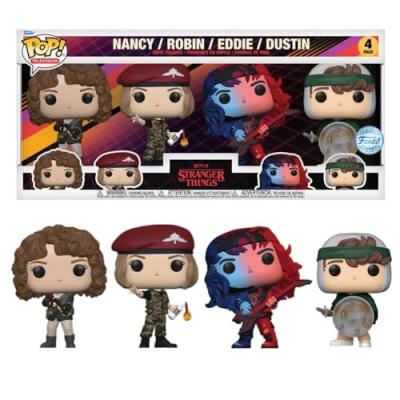 FUNKO Figurine  Pop! 4pk - Stranger Things - 4 Personnages 