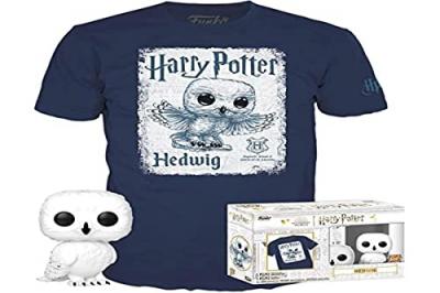 FUNKO Figurine  Pop! & T.Shirt XL (Adult) : Harry Potter - Hedwig
