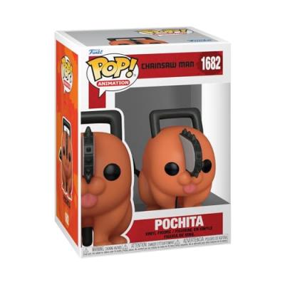 FUNKO  Chainsaw Man Pop! Animation Vinyl Pochita 9 Cm Figure Clair 
