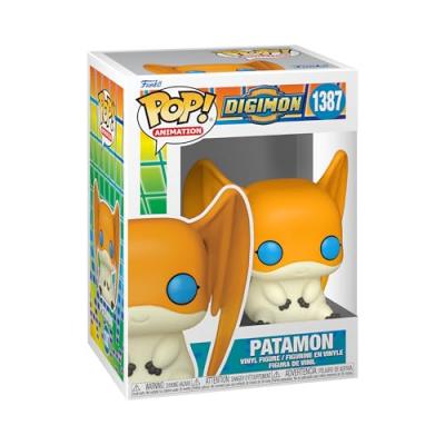 FUNKO  Digimon Pop! Animation Vinyl Figure Patamon 9 Cm Orange
