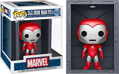 FUNKO Iron Man Mod&egrave;le 8 Argent Centurian Metallic Pop! De luxe