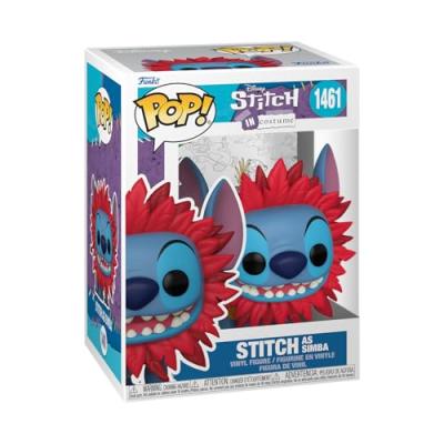 FUNKO Figurine Pop  STITCH COSTUME - POP Disney N&deg; 1461 - Stitch en Simba - Figurines Pop - 226059 