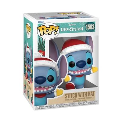 Figurine Funko Pop Disney Stitch Holiday Stitch with Hat 