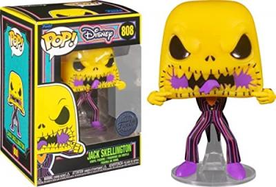 GENERIQUE Figurine Funko Pop! N&deg;808 - L'etrange Noel De Mr Jack - Scary Face Jack(blklt)