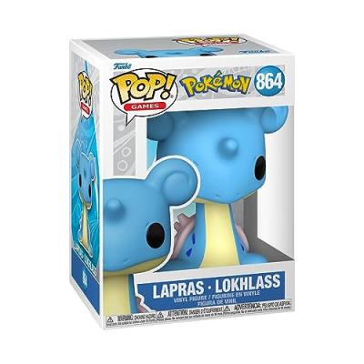 FUNKO  Pokemon POP! Games Vinyl figurine Lapras (EMEA) 9 cm- - Figurin