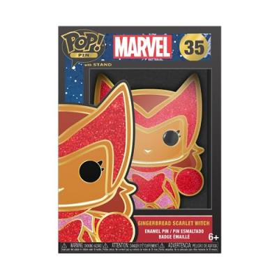 FUNKO Figurine  Pop! Pins - Marvel - Gingerbread Scarlett