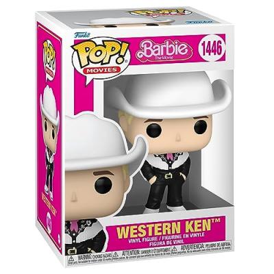 FUNKO  Barbie Pop! Movies Vinyl Figure Cowboy Ken 9 Cm Noir