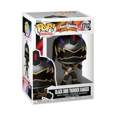 FUNKO Figurine  Pop! N&deg;1712 - Power Rangers - Dino Fury - Ranger Dino Fury Noir 
