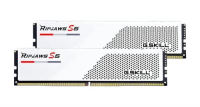 G.SKILL DDR5  RipJaws S5 Blanc - 64 Go (2 x 32 Go) 5600 MHz - CAS 36