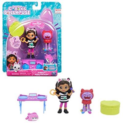 SPIN MASTER Gabby et la Maison Magique - Karaok&eacute; - Pack 2 Figurines et accesoires