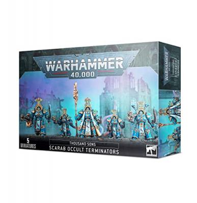 GAMES WORKSHOP Warhammer 40K . - Thousand Sons Scarab Occult Terminators