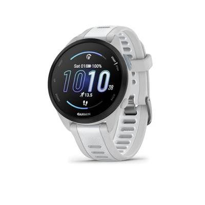 GARMIN Montre de sport  forerunner 165 music gris mist blanc whitestone