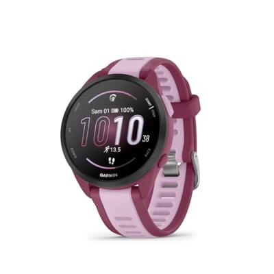 GARMIN Montre de sport  forerunner 165 music rouge berry violet lilac