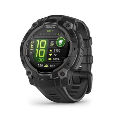 GARMIN Montre connect&eacute;e GPS  Instinct E 45 mm 10 ATM jaune avec bracelet jaune