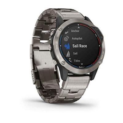 GARMIN  Quatix 6 Titanium Montre GPS marine