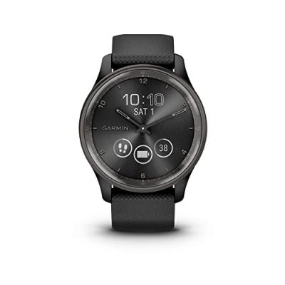 Montres connect&eacute;es Mixtes Garmin 010-02665-00 - Bracelet Silicone Noir