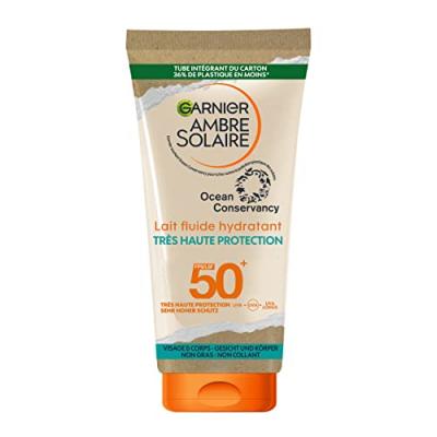 Garnier Ambre Solaire Lait Fluide Hydratant FPS50+ 175 ml