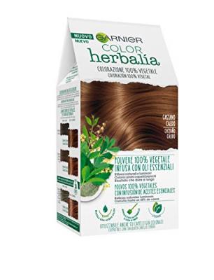 GARNIER  Color Herbalia Coloraci&oacute;n 100% Vegetal - Casta&ntilde;o C&aacute;lido