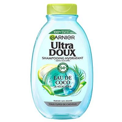 GARNIER  Ultra Doux Shampooing Hydratant eau de coco 300 ml