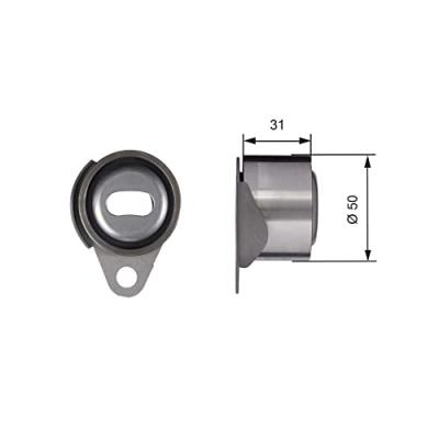 GATES Poulie-tendeur courroie de distribution PowerGrip&reg; T41157 