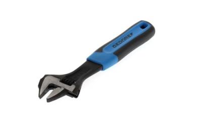 GEDORE Cl&eacute; &Agrave; Fourche De 8" R&eacute;glable Phosphat&eacute;e Avec Poign&eacute;e En Plastique