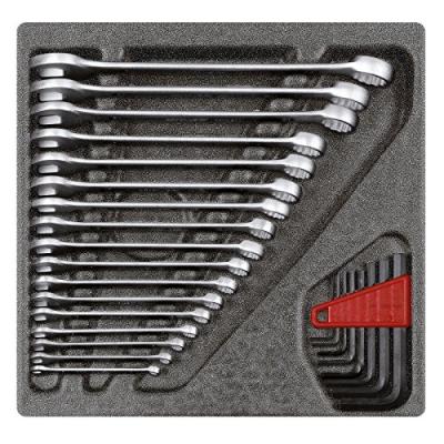 GEDORE  Juego de llaves combinadas, m&oacute;dulo CT 4/6, 25 piezas