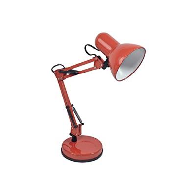GEFOM Lampe de bureau articul&eacute;e rouge - m&eacute;tal 120 mm Rouge 120 mm Rouge