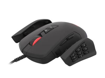GENESIS Souris  Xenon 770 NMG-1473 Filaire Jeux USB 14 Boutons Noir 