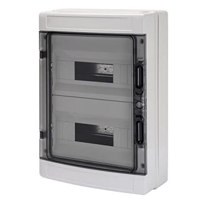 GEWISS  - Coffret &eacute;tanche IP65 400V 24 modules GW40104 - Blanc