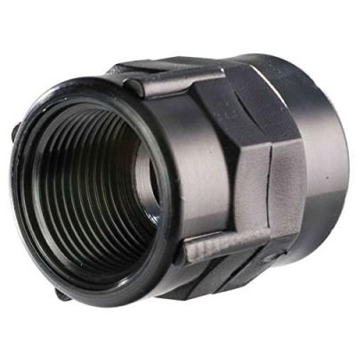 RAIN GF 03402 Raccord pour Tuyau Perfor&eacute; Noir