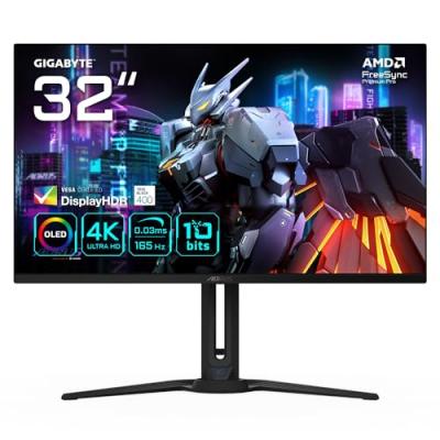 GIGABYTE Monitor gaming  aorus fo32u ek1 32 4k ultra hd