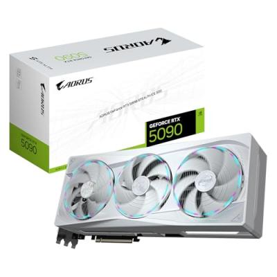 GIGABYTE Carte graphique  AORUS GeForce RTX 5090 STEALTH ICE 32G 