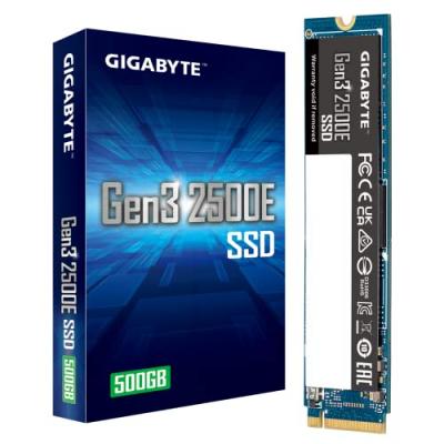 GIGABYTE  Gen3 2500E SSD 500GB M.2 500 Go PCI Express 3.0 NVMe