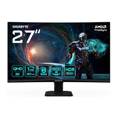 GIGABYTE Ecran PC  GS27QCA 27"" CURVE QHD/180Hz/VA/1ms/HDR/Adap Sync