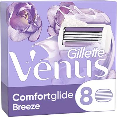 GILLETTE Lame de rasage  comfortglide breeze 8 unit&eacute;s