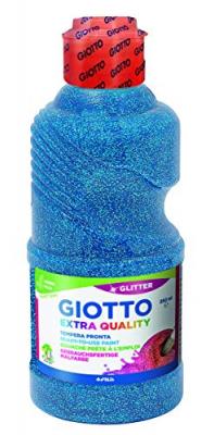 GIOTTO S Giotto - Gouache paillet&eacute;e Giotto - Flacon 250 ml - bleu