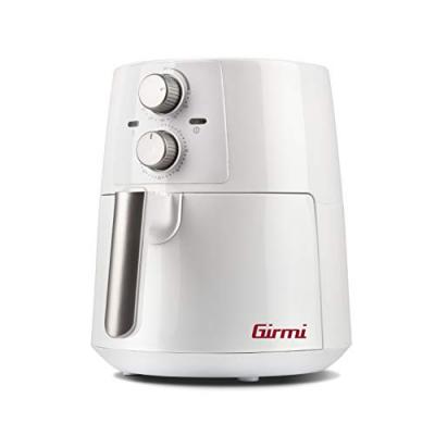 GIRMI Friteuse  EcoFrit Lumi&egrave;re FG9401 3.5L 1400W Rev&ecirc;tement Antiadh&eacute;sif Plastique Blanc 
