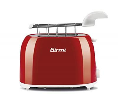 GIRMI  TP10 - Grille-pain - 2 tranche - 2 Emplacements - rouge